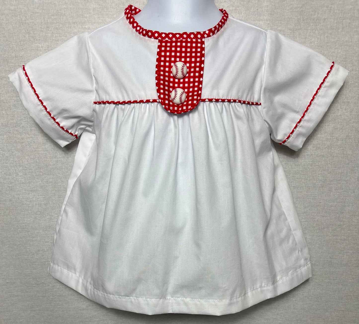 Valentines/Mardi Gras/Baseball Drop 2026 Freddie/Frieda Top, Dress, Bubble