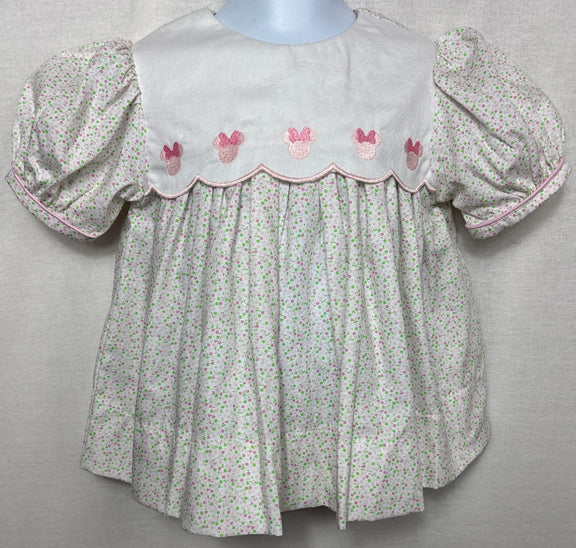 Custom Lime Green Mobile Overlay Top/Bubble/Dress