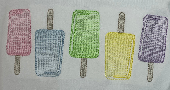 Embroidered Girls' Tees by Lime Green