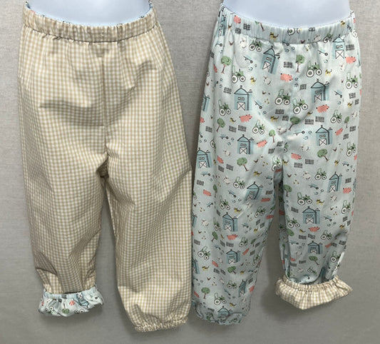 Custom Toby Unisex Reversible Long Bloomer Pants