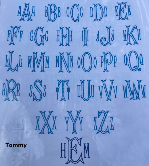 3 Initial Monogramming