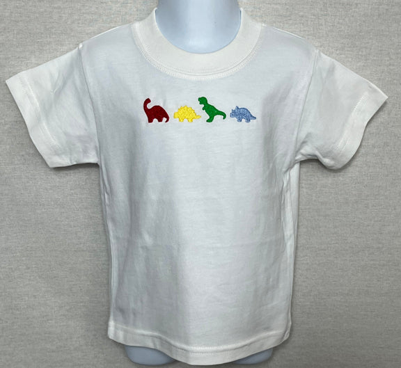 Embroidered Boys' and Girls' Tees by Lime Green