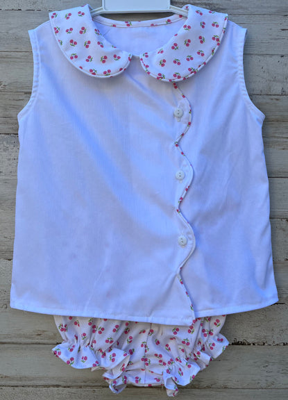 Custom Lila Side Scallop Top