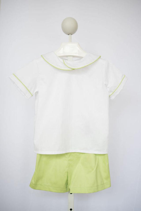 Custom Robert Crossover Collar Top