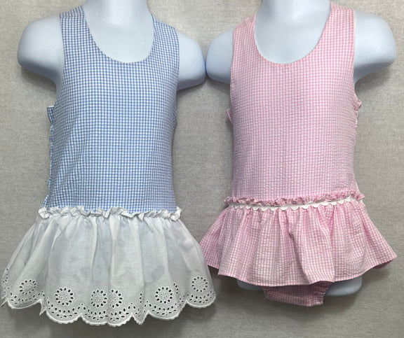 Custom Gigi Bubble Suit with Snaps and Skirt
