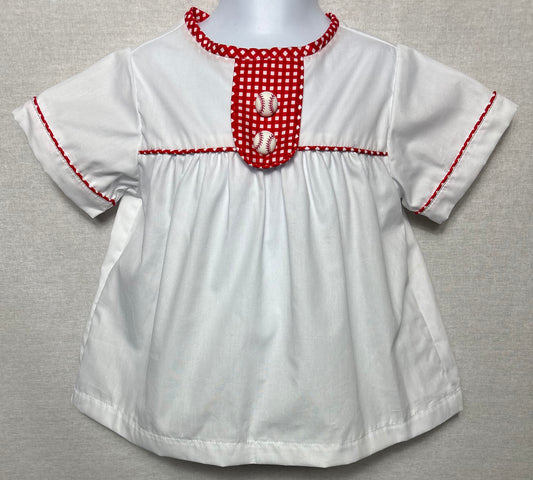 Valentines/Mardi Gras/Baseball Drop 2026 Freddie/Frieda Top, Dress, Bubble