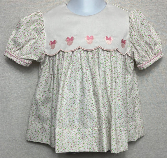 Custom Lime Green Mobile Overlay Top, Bubble, Dress