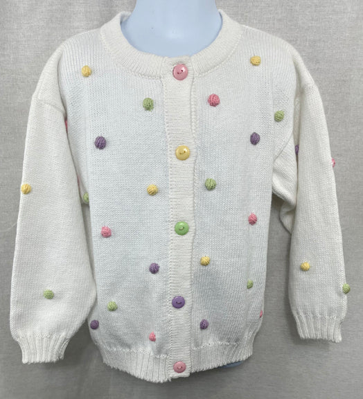 Marie Pom Pom Cardigan Sweater