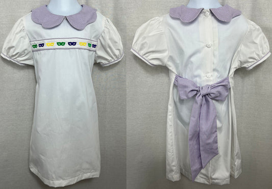 Valentine/Mardi Gras/Baseball Drop Marifrancess Dress