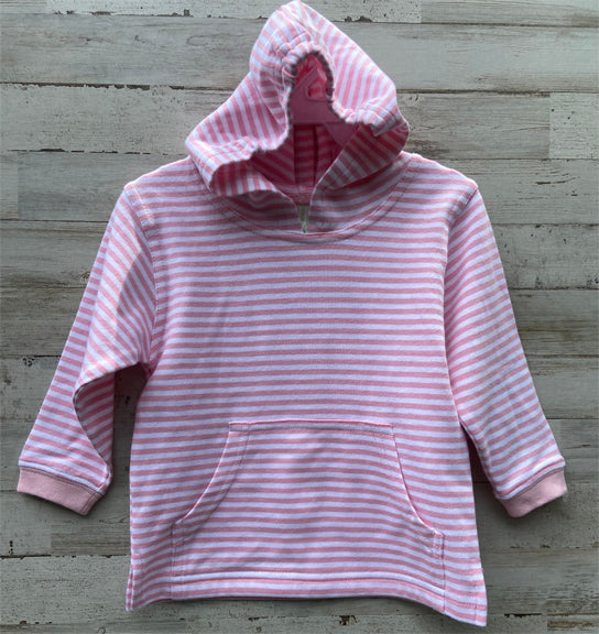 Page Pink Stripe Pima Hoodie