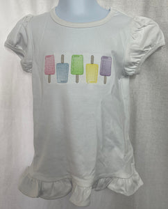 Girl's Popsicle Tee by Lime Green