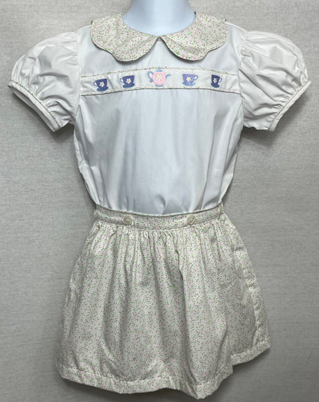 Custom Margaret Button on Skirt