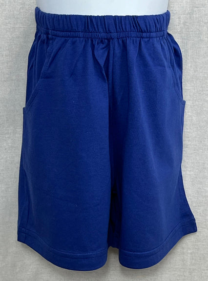 Paul Pocket Pima Jersey Shorts Royal Blue