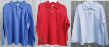 Load image into Gallery viewer, Arnie Appliqued Long Sleeve Polo Shirts